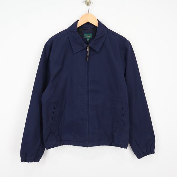 J.Crew Mens Herrington Utility Jacket Cotton Twill Navy Blue Size Medium NWT - Picture 2 of 10